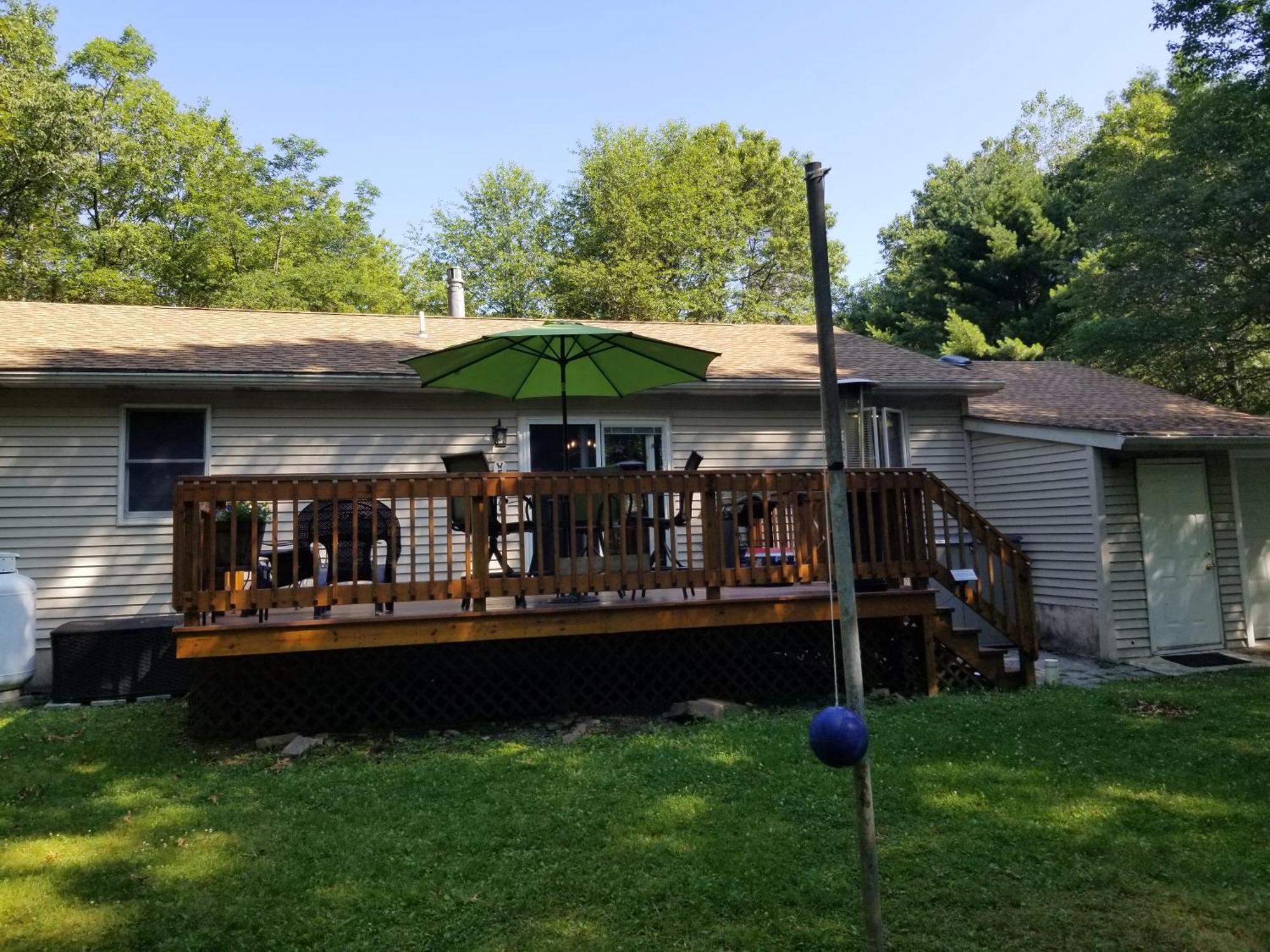 Serenity And Fun All In One In This Cozy Pocono Cabin جيم ثورب المظهر الخارجي الصورة