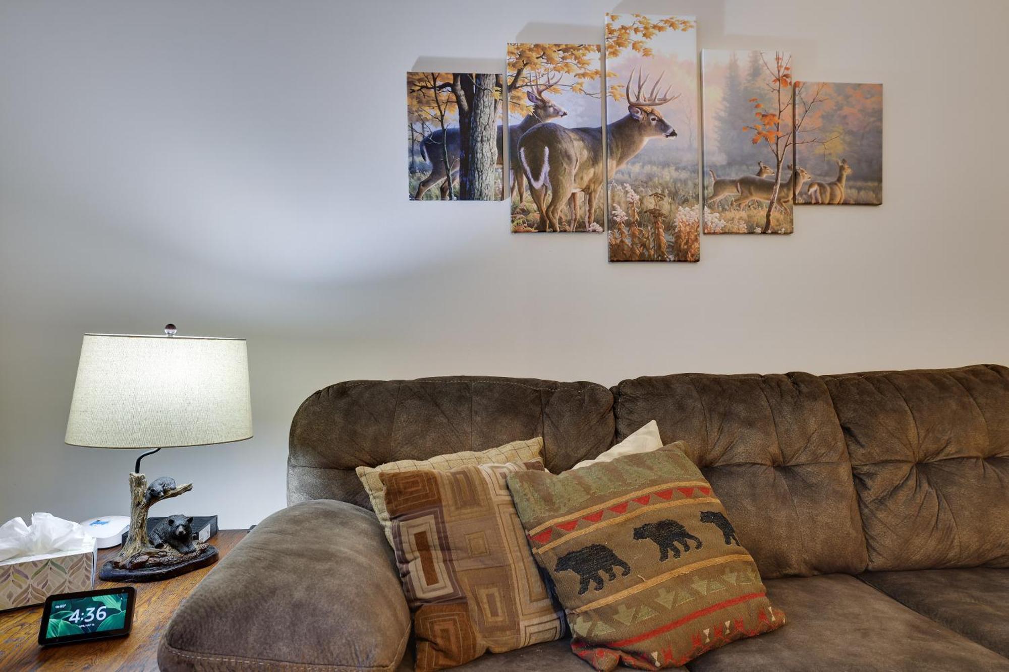 Serenity And Fun All In One In This Cozy Pocono Cabin جيم ثورب المظهر الخارجي الصورة